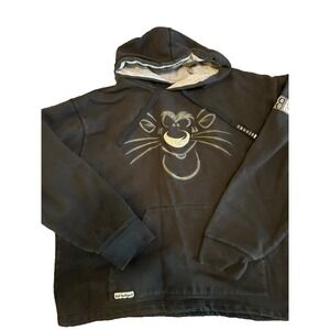 WALT DISNEY WORLD‎ Vtg TIGER Pullover Hoodie XLarge Black